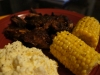 BBQ Ribs with Smashed Potato Salad