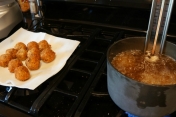 Fried Boudin Balls - First Batch