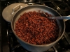 Cooked HINODE Black Rice