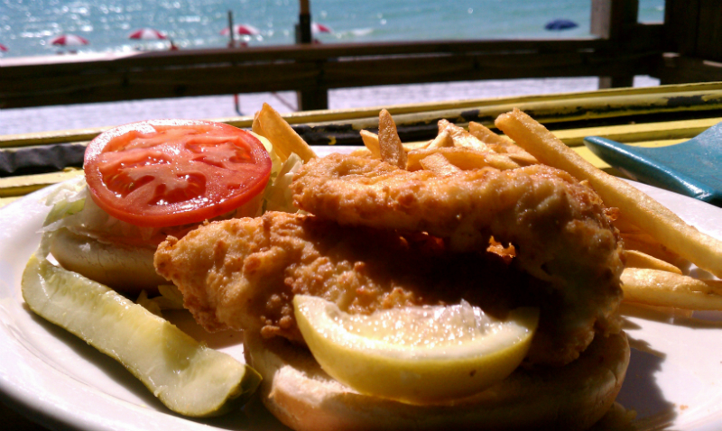 Fried Flounder Sandwich