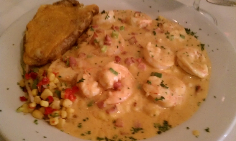 Lagniappe Shrimp and Cheese Grits with Tasso