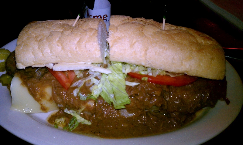 Sloppy Roast Beef Po-Boy