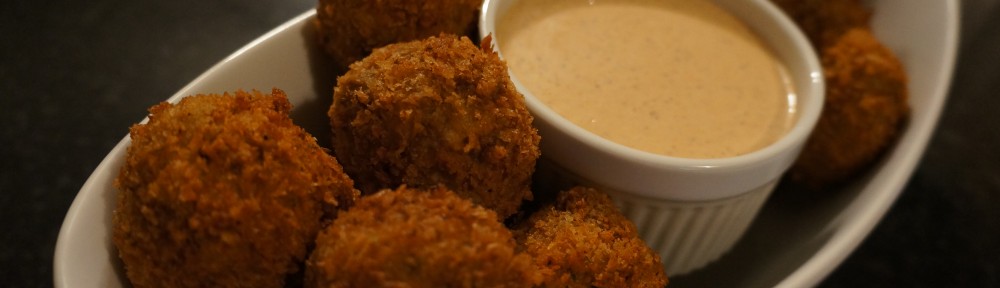 Boudin Balls with Bayou Bengal Sauce