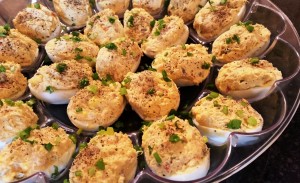 Smoked Salmon Deviled Eggs